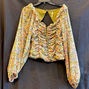 Free people, blouse, new, no tags, size medium, non-smoking home